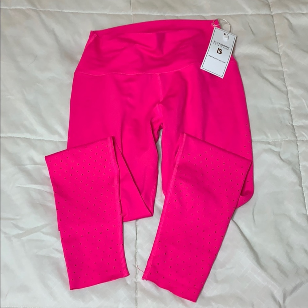 Buff bunny laser allure leggings in hot
